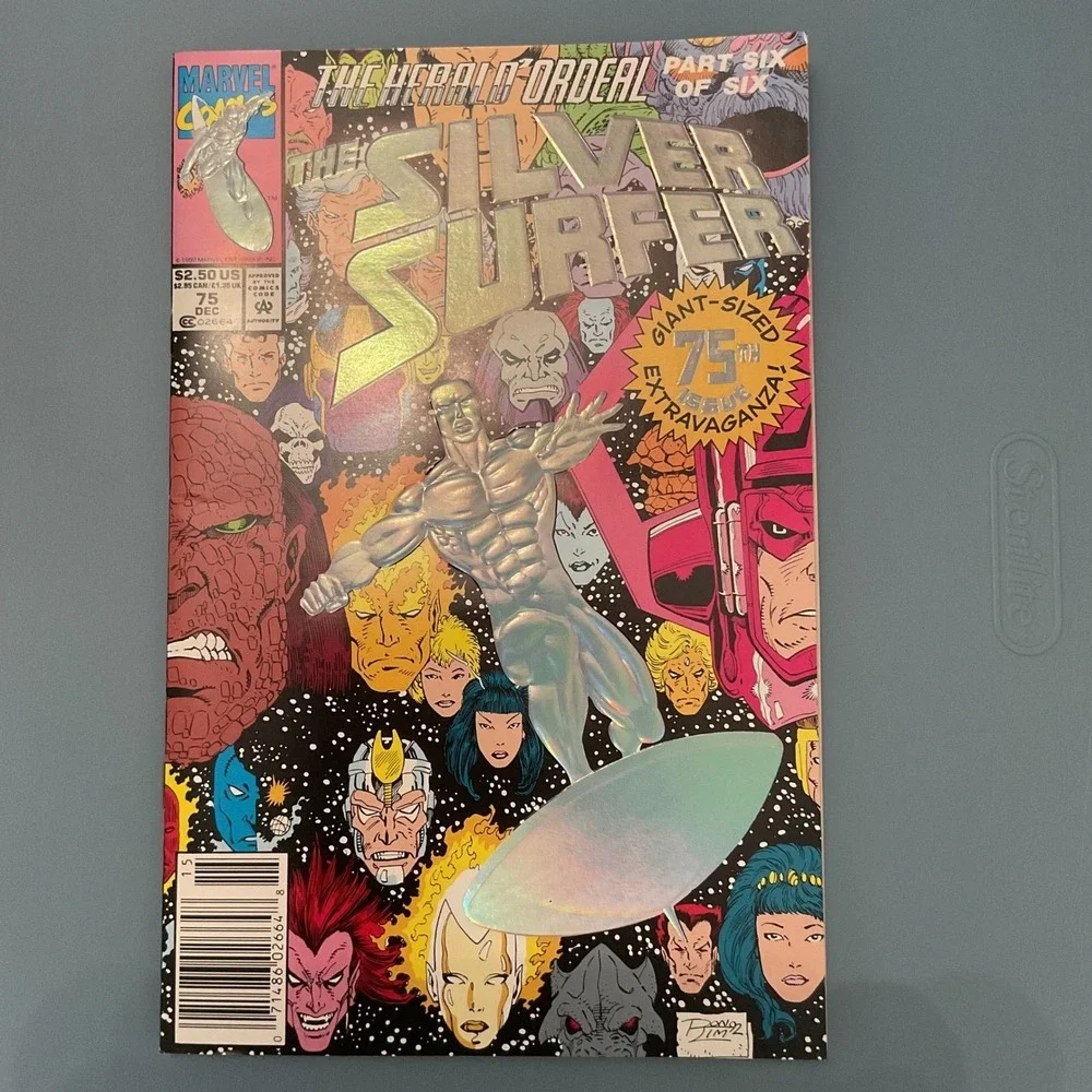 Silver Surfer #75 (1992) – 75th Anniversary Holofoil Cover Near Mint (NM) Marvel